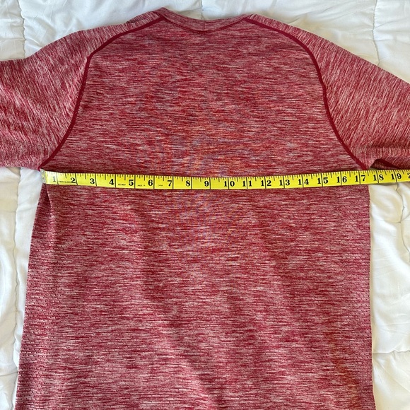 Lululemon Metal Vent Tech Long Sleeve Shirt – Red – Men’s Size Small - Picture 6 of 8